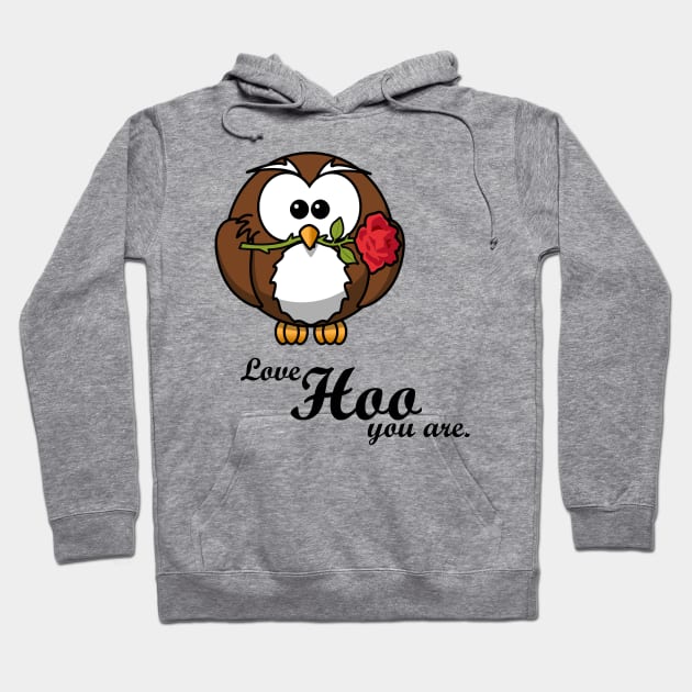 Owl - Love Hoo You Are Hoodie by OboShirts
